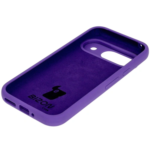 Silikonowe etui Bizon Soft Case do Google Pixel 9 fioletowe