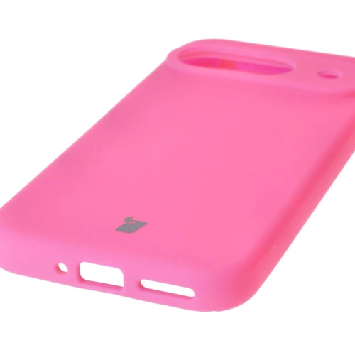Silikonowe etui Bizon Soft Case do Google Pixel 9 neonowo-różowe