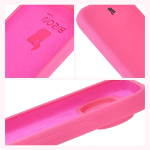 Silikonowe etui Bizon Soft Case do Google Pixel 9 neonowo-różowe