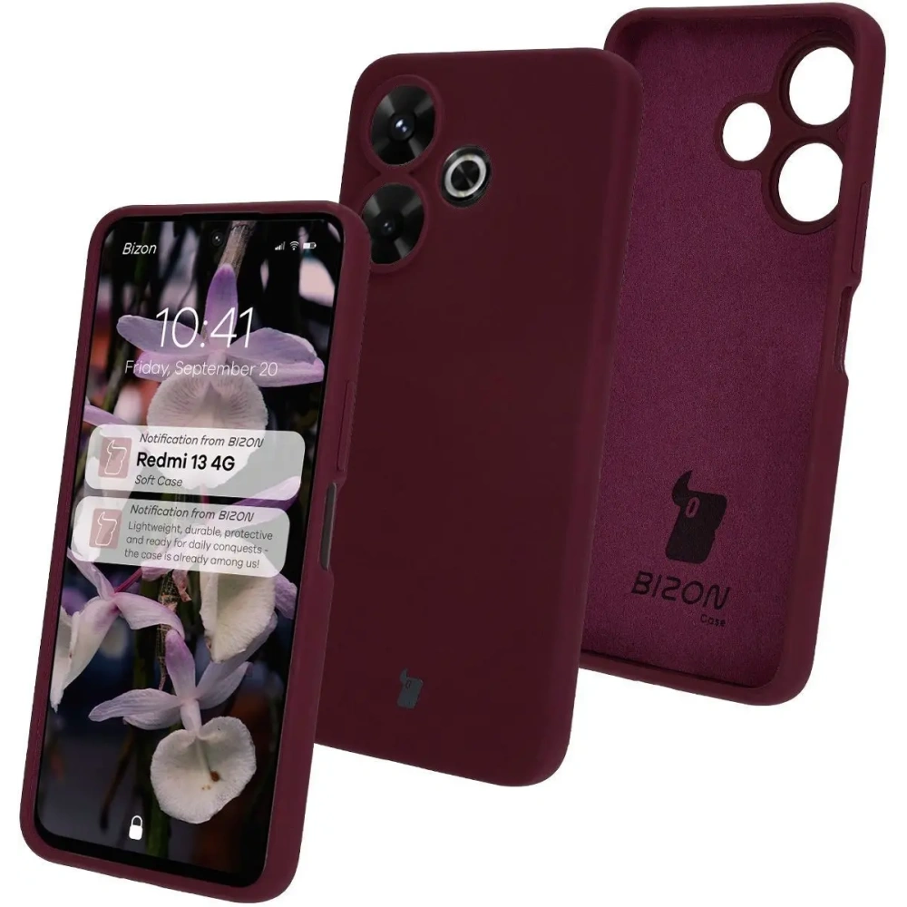 Hurtownia GSM - Silikonové pouzdro Bizon Soft Case do Xiaomi Redmi 13 4G tmavě fialové - BIZ7214 - {ean13} - Hurt