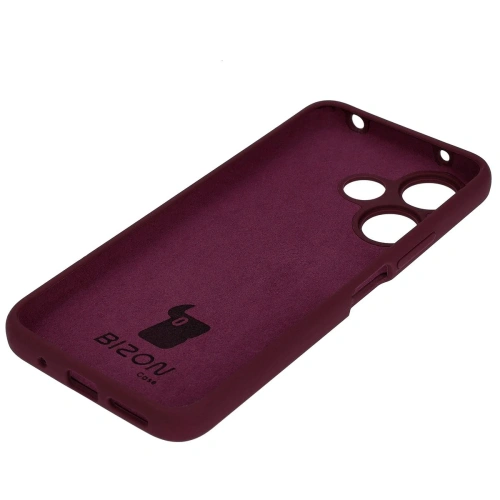 Silikonowe etui Bizon Soft Case do Xiaomi Redmi 13 4G ciemnofioletowe