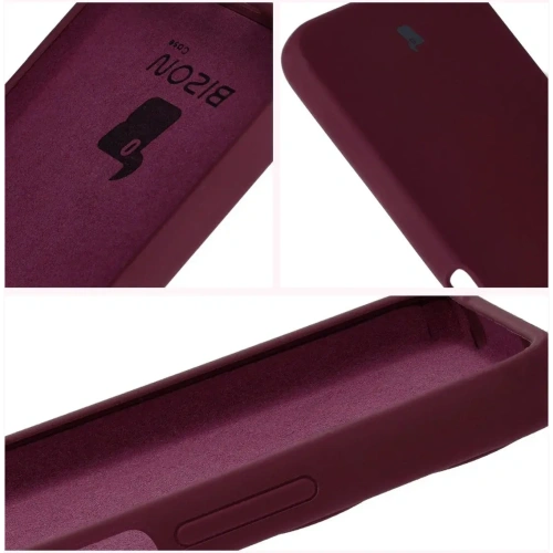 Silikonowe etui Bizon Soft Case do Xiaomi Redmi 13 4G ciemnofioletowe