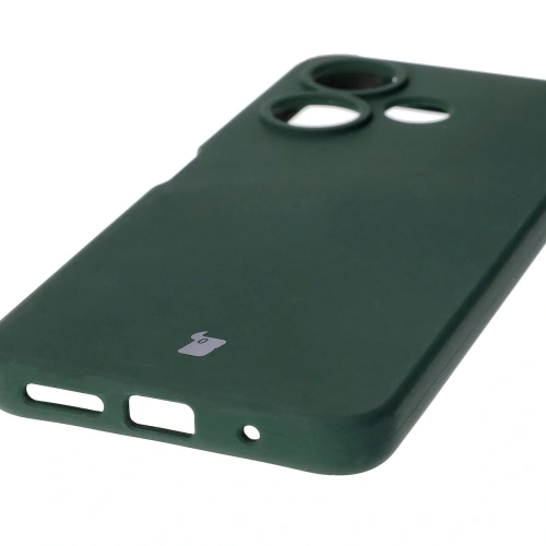 Silikonowe etui Bizon Soft Case do Xiaomi Redmi 13 4G ciemnozielone
