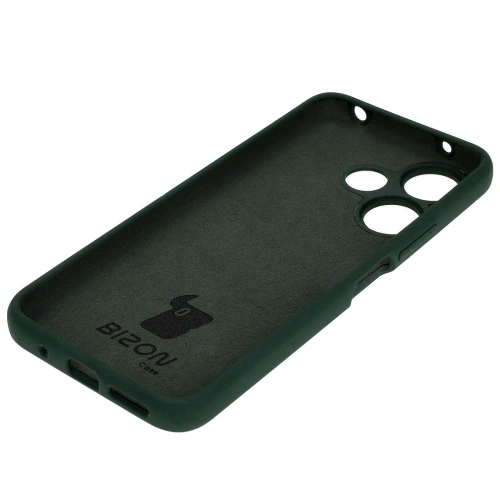 Silikonowe etui Bizon Soft Case do Xiaomi Redmi 13 4G ciemnozielone