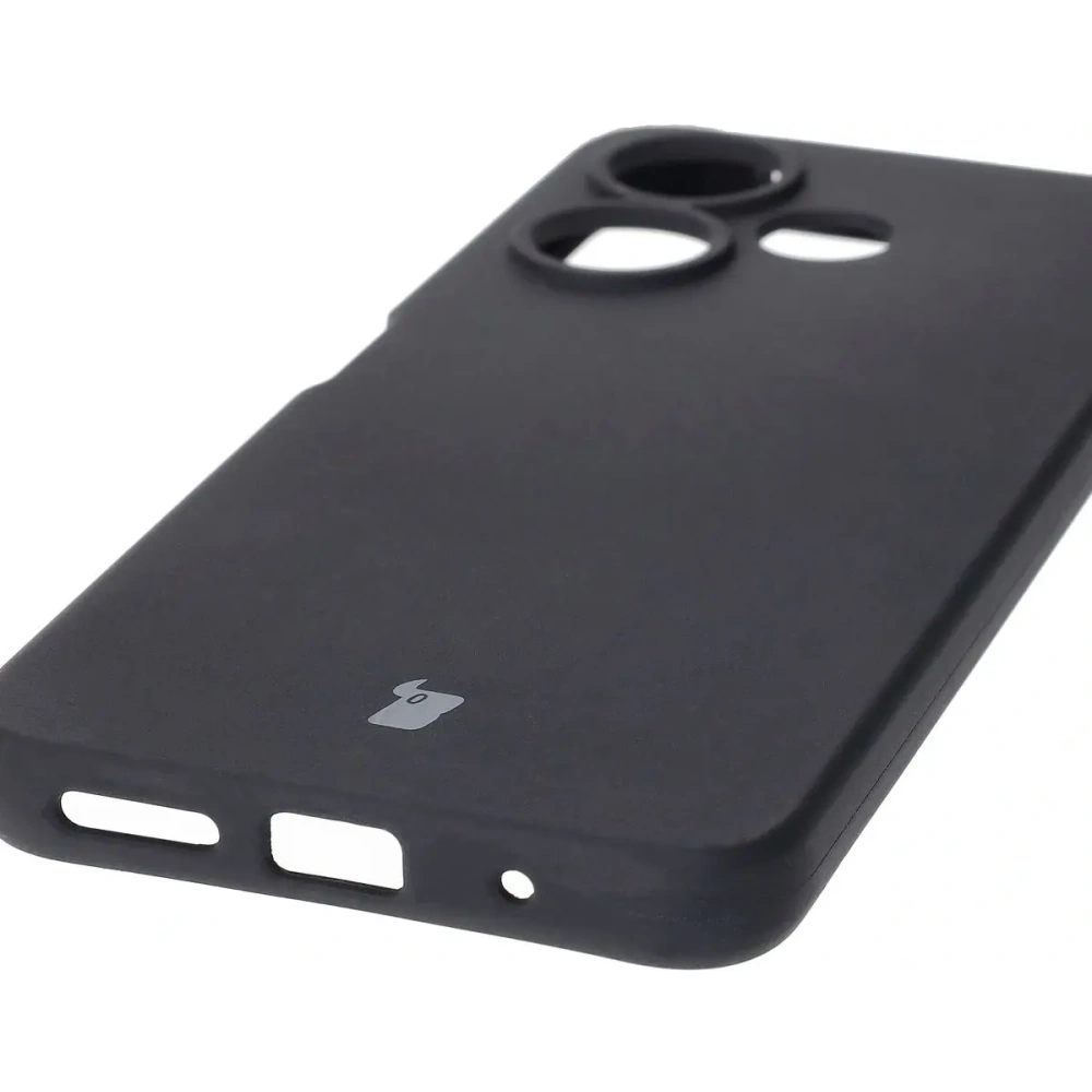 Hurtownia GSM - Silikonowe etui Bizon Soft Case do Xiaomi Redmi 13 4G czarne - BIZ7216 - {ean13} - Hurt