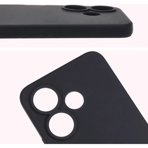 Silikonowe etui Bizon Soft Case do Xiaomi Redmi 13 4G czarne