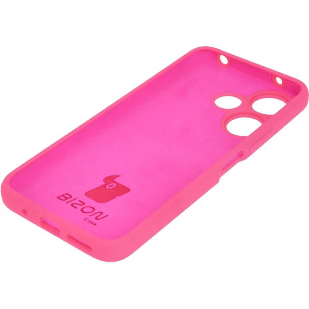 Hurtownia GSM - Silikonowe etui Bizon Soft Case do Xiaomi Redmi 13 4G neonowo-różowe - BIZ7218 - {ean13} - Hurt