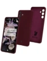 Silikonowe etui Bizon Soft Case do Samsung Galaxy M55 5G ciemnofioletowe