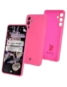 Bizon Soft Case Samsung Galaxy M55 5G neon pink
