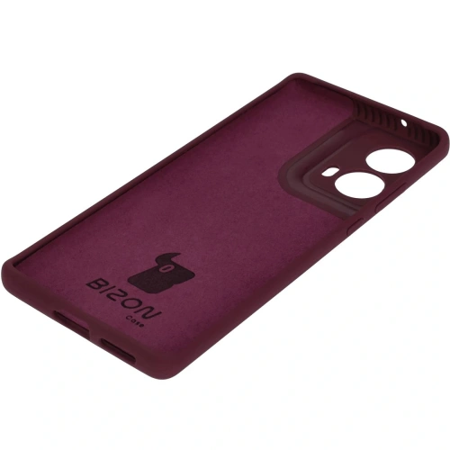 Silikonowe etui Bizon Soft Case do Motorola Moto G85 5G ciemnofioletowe