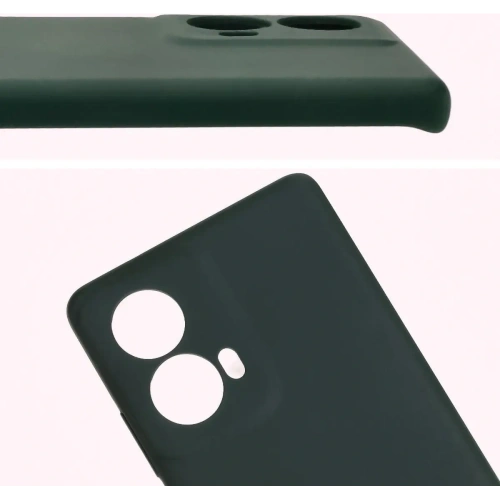 Silikonowe etui Bizon Soft Case do Motorola Moto G85 5G ciemnozielone