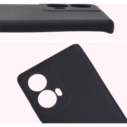 Silikonowe etui Bizon Soft Case do Motorola Moto G85 5G czarne