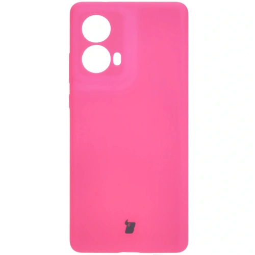 Silikonowe etui Bizon Soft Case do Motorola Moto G85 5G neonowo-różowe