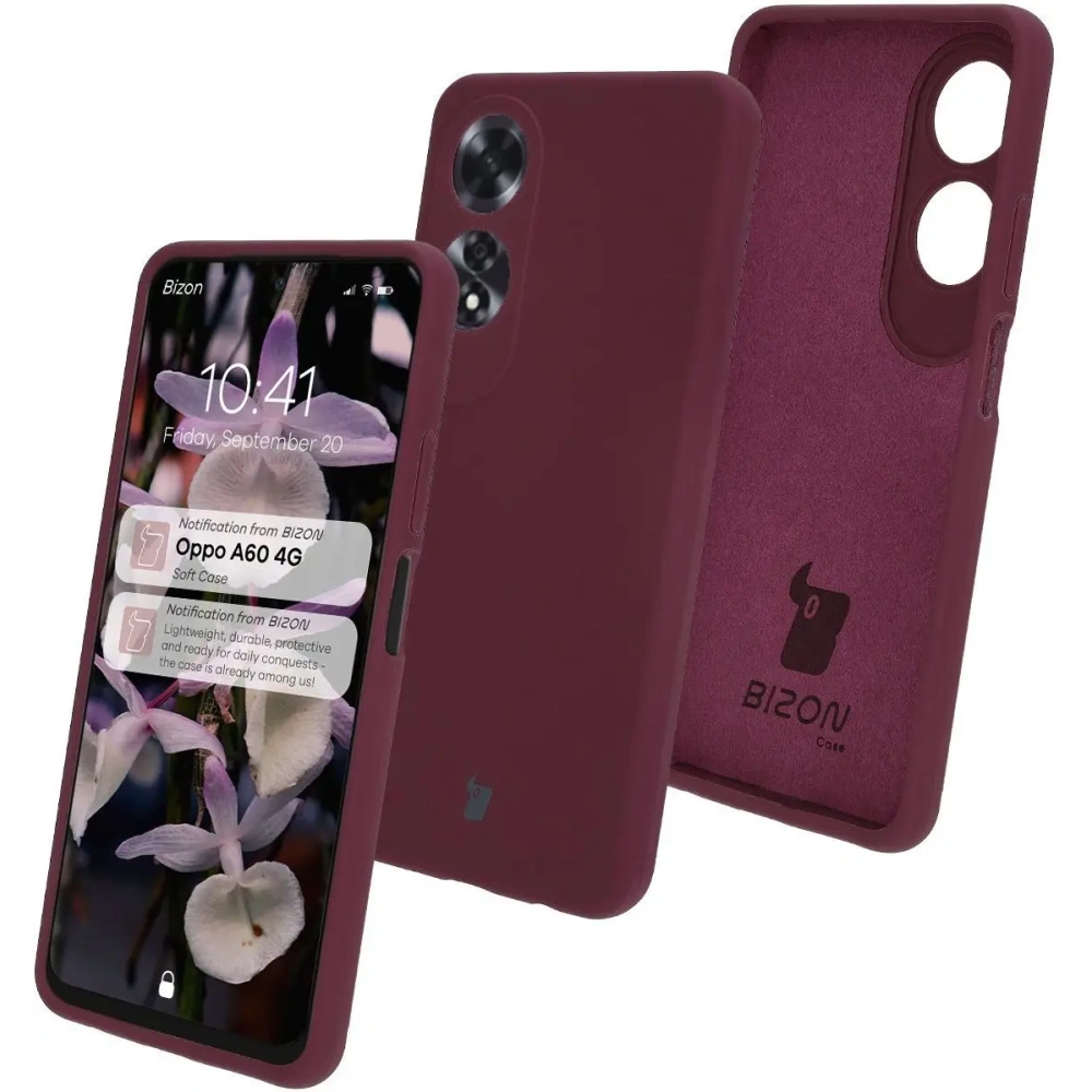 Hurtownia GSM - Bizon Soft Case Oppo A60 4G dunkel lila - BIZ7229 - {ean13} - Hurt