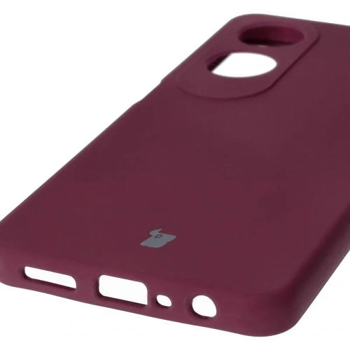 Silikonowe etui Bizon Soft Case do Oppo A60 4G ciemnofioletowe