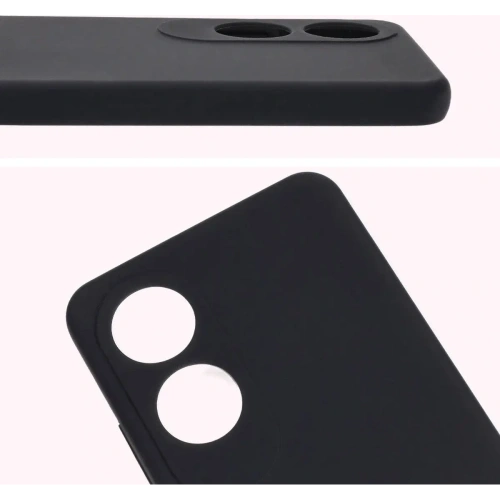 Silikonowe etui Bizon Soft Case do Oppo A60 4G czarne