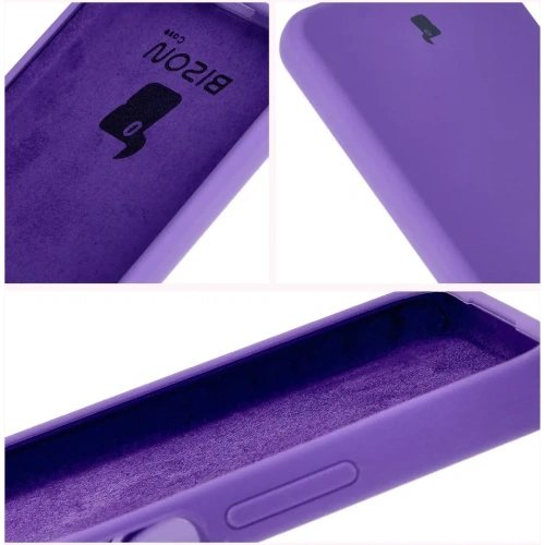 Silikonowe etui Bizon Soft Case do Oppo A60 4G fioletowe