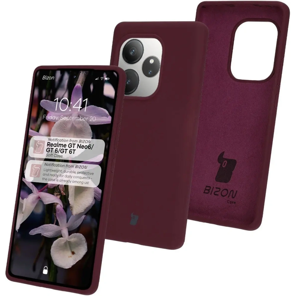 Hurtownia GSM - Bizon Soft Case Realme GT 6 / 6T / Neo 6 / Neo 6 SE mov închis - BIZ7234 - {ean13} - Hurt