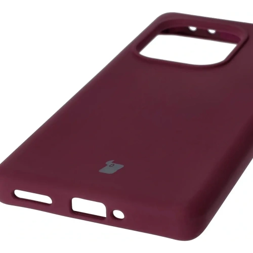 Silikonowe etui Bizon Soft Case do Realme GT 6 / 6T / Neo 6 / Neo 6 SE ciemnofioletowe