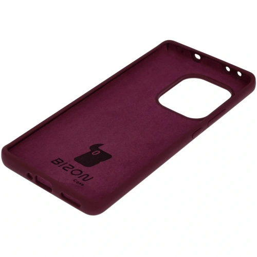 Silikonowe etui Bizon Soft Case do Realme GT 6 / 6T / Neo 6 / Neo 6 SE ciemnofioletowe
