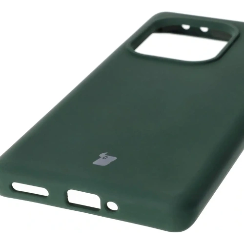 Silikonowe etui Bizon Soft Case do Realme GT 6 / 6T / Neo 6 / Neo 6 SE ciemnozielone