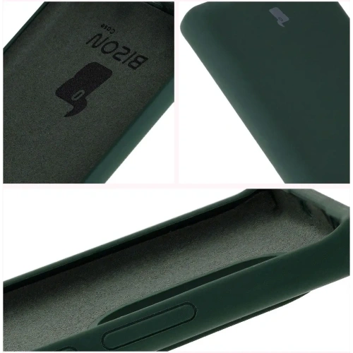 Silikonowe etui Bizon Soft Case do Realme GT 6 / 6T / Neo 6 / Neo 6 SE ciemnozielone