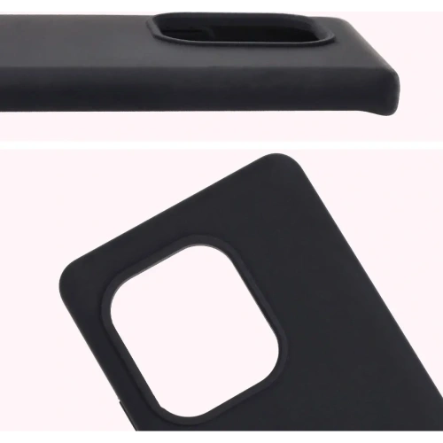 Silikonowe etui Bizon Soft Case do Realme GT 6 / 6T / Neo 6 / Neo 6 SE czarne