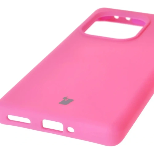 Silikonowe etui Bizon Soft Case do Realme GT 6 / 6T / Neo 6 / Neo 6 SE neonowo-różowe