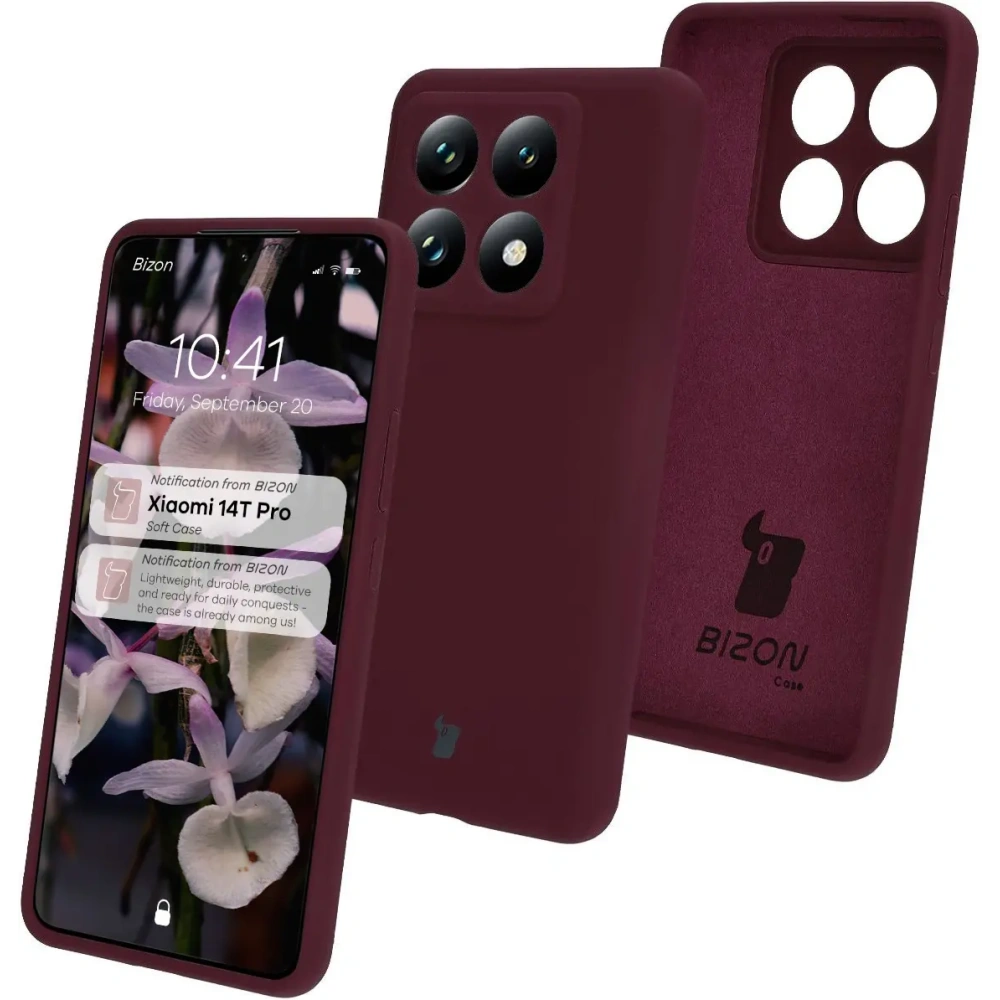 Hurtownia GSM - Silikonové pouzdro Bizon Soft Case pro Xiaomi 14T Pro tmavě fialové - BIZ7239 - {ean13} - Hurt