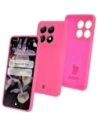 Bizon Soft Case Xiaomi 14T Pro neon rózsaszín