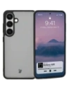 Etui Bizon Case Angelo do Samsung Galaxy S25 kouřové s černým rámem