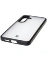 Etui Bizon Case Angelo do Samsung Galaxy S25  przydymione z czarną ramką