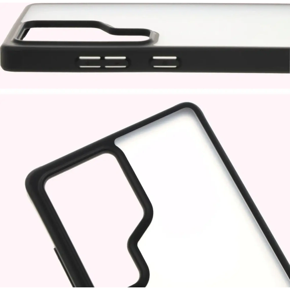 Hurtownia GSM - Bizon Case Angelo Samsung Galaxy S25 Ultra fumuriu cu un cadru negru - BIZ7255 - {ean13} - Hurt