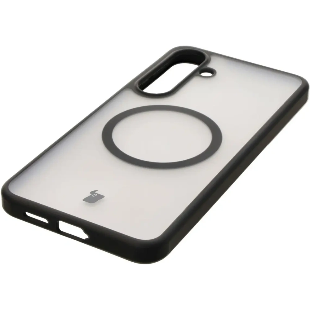 Wholesale Bizon Case MatteO Samsung Galaxy S25 Plus transparent with black frame - BIZ7257 - {ean13} - Hurt