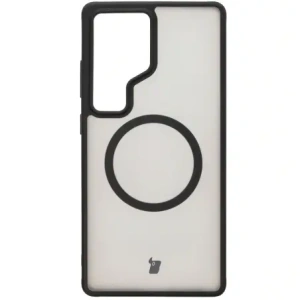 Hurtownia GSM - Bizon Case MatteO Samsung Galaxy S25 Ultra transparent cu ramă neagră - BIZ7258 - {ean13} - Hurt