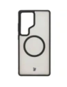 Hurtownia GSM - Etui z pierścieniem magnetycznym Bizon Case MatteO do Samsung Galaxy S25 Ultra półprzezroczyste z czarną ramką - BIZ7258 - {ean13} - Hurt