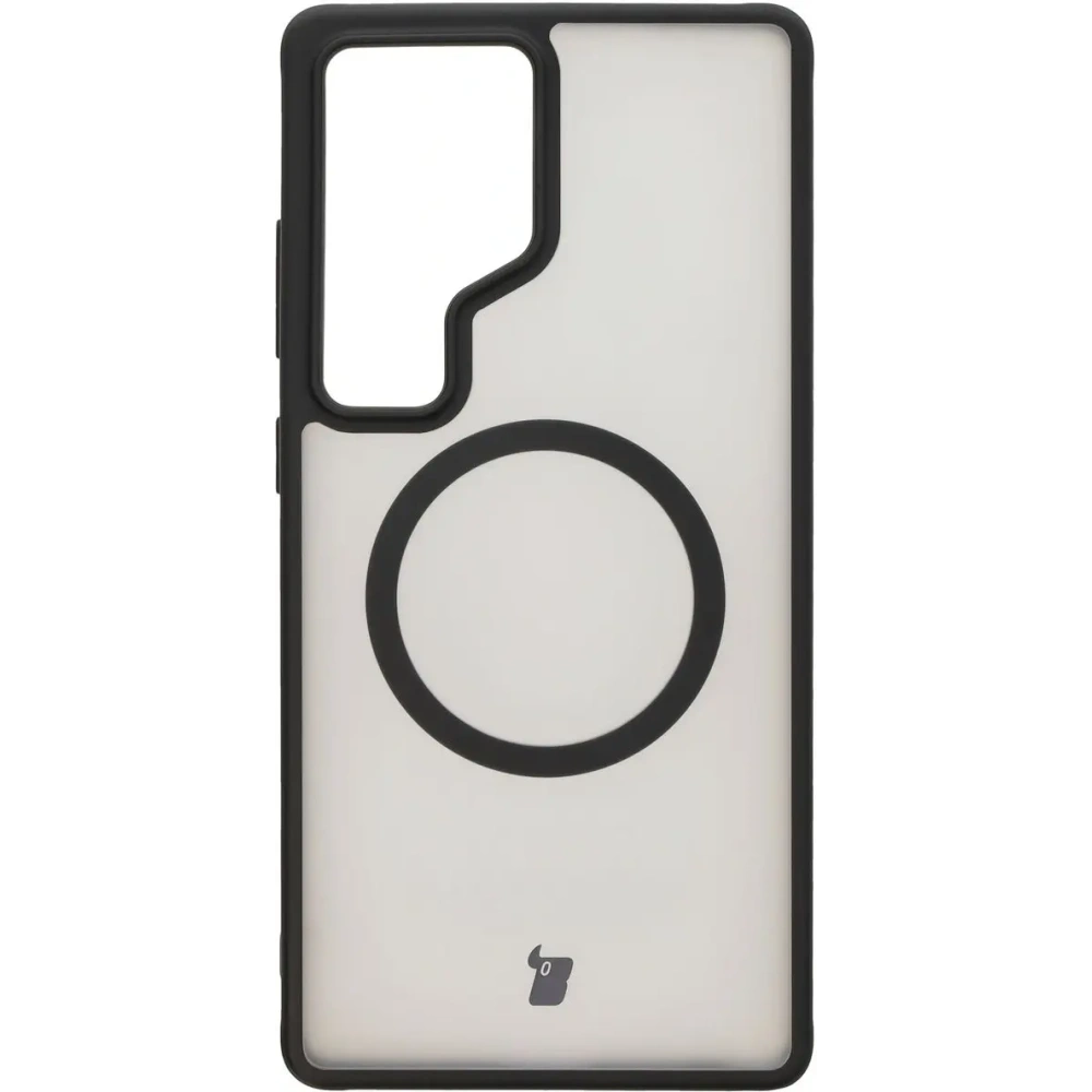 Hurtownia GSM - Bizon Case MatteO Samsung Galaxy S25 Ultra transparent cu ramă neagră - BIZ7258 - {ean13} - Hurt