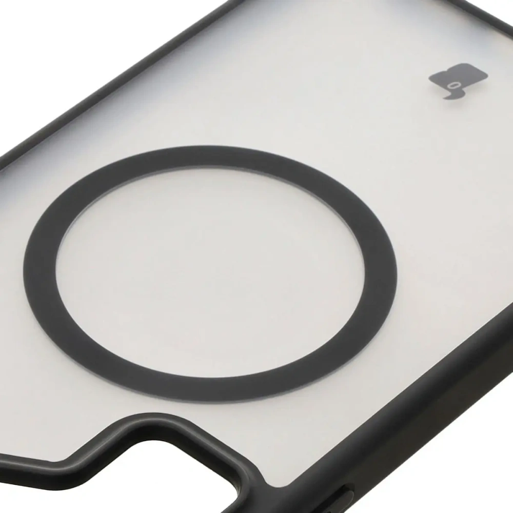 Hurtownia GSM - Etui z pierścieniem magnetycznym Bizon Case MatteO do Samsung Galaxy S25 Ultra półprzezroczyste z czarną ramką - BIZ7258 - {ean13} - Hurt