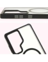 Hurtownia GSM - Bizon Case MatteO Samsung Galaxy S25 Ultra transparent cu ramă neagră - BIZ7258 - {ean13} - Hurt