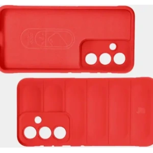 Pancerne etui Bizon Case Tur do Samsung Galaxy S25 czerwone