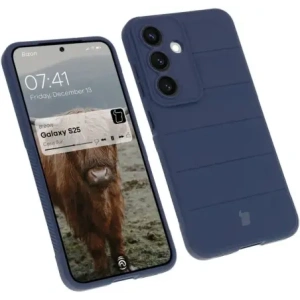 Pancerne etui Bizon Case Tur do Samsung Galaxy S25 granatowe