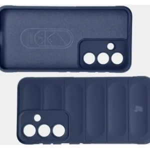 Pancerne etui Bizon Case Tur do Samsung Galaxy S25 granatowe