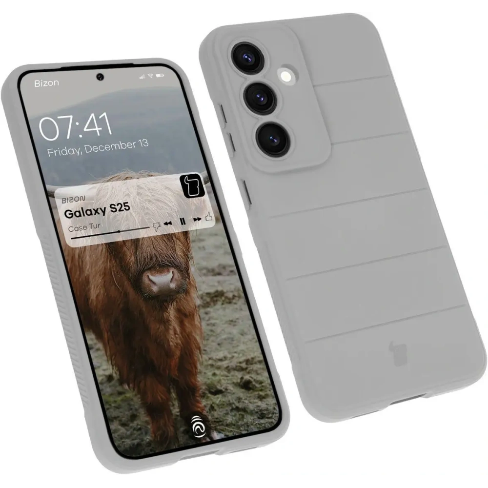 Hurtownia GSM - Bizon Case Tur Samsung Galaxy S25 gri deschis - BIZ7263 - {ean13} - Hurt