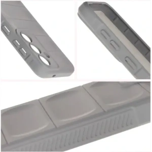 Pancerne etui Bizon Case Tur do Samsung Galaxy S25 jasnoszare