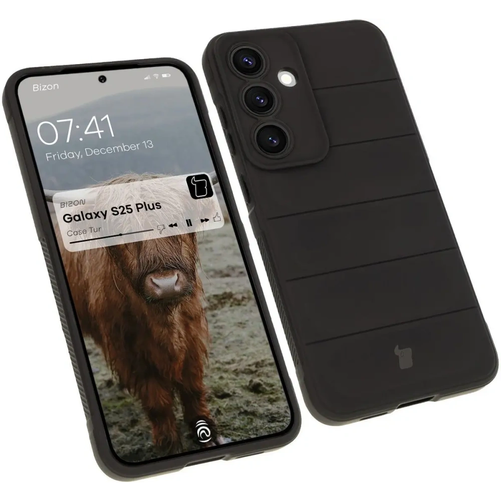 Hurtownia GSM - Pancerne etui Bizon Case Tur do Samsung Galaxy S25 Plus czarne - BIZ7264 - {ean13} - Hurt