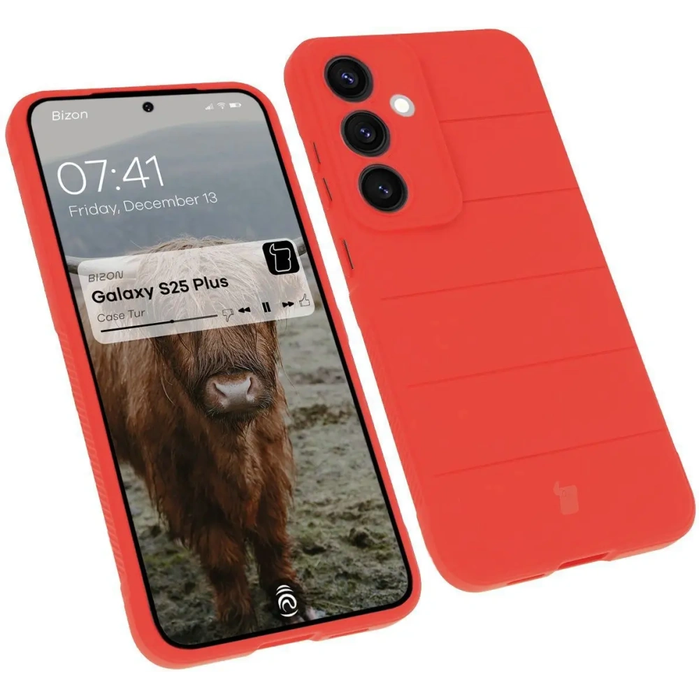 Hurtownia GSM - Pancéřové pouzdro Bizon Case Tur pro Samsung Galaxy S25 Plus červené - BIZ7265 - {ean13} - Hurt