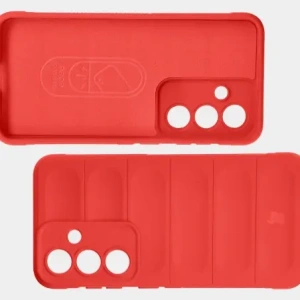 Pancerne etui Bizon Case Tur do Samsung Galaxy S25 Plus czerwone