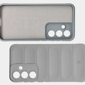 Pancerne etui Bizon Case Tur do Samsung Galaxy S25 Plus jasnoszare