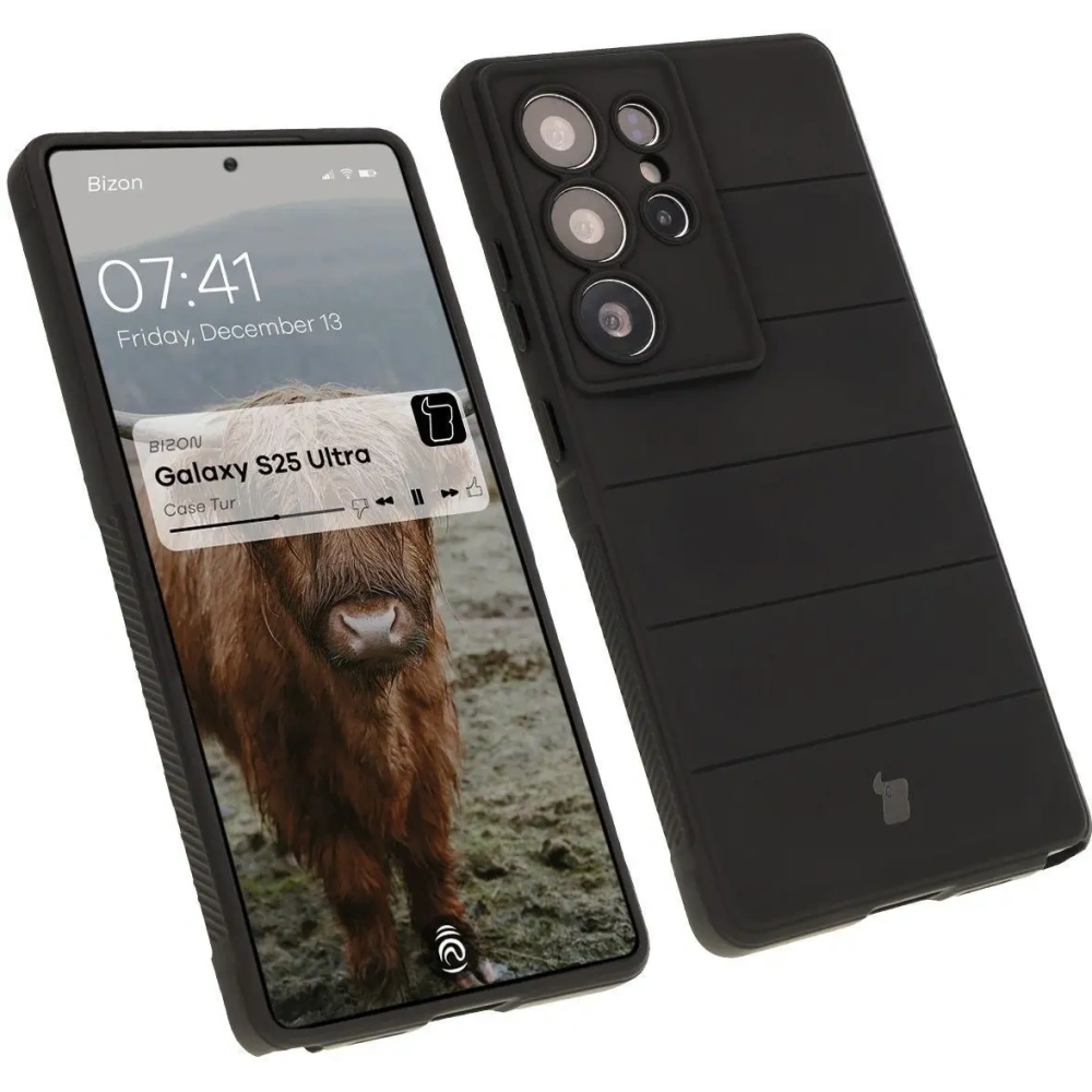 Hurtownia GSM - Pancerne etui Bizon Case Tur do Samsung Galaxy S25 Ultra czarne - BIZ7273 - {ean13} - Hurt