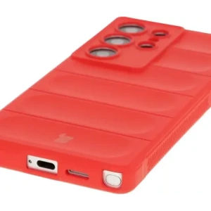 Pancerne etui Bizon Case Tur do Samsung Galaxy S25 Ultra czerwone